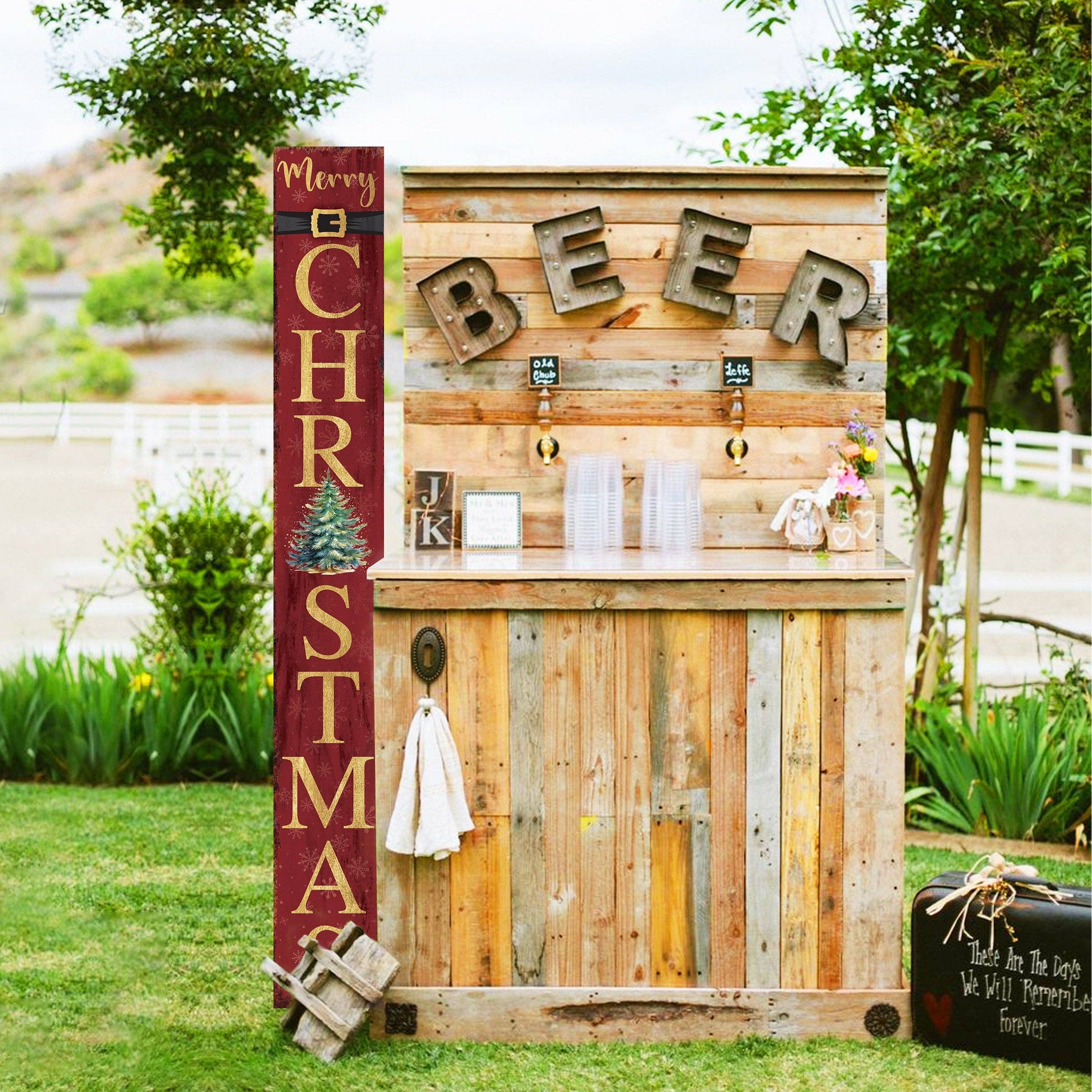 72-Inch Merry Christmas Sign