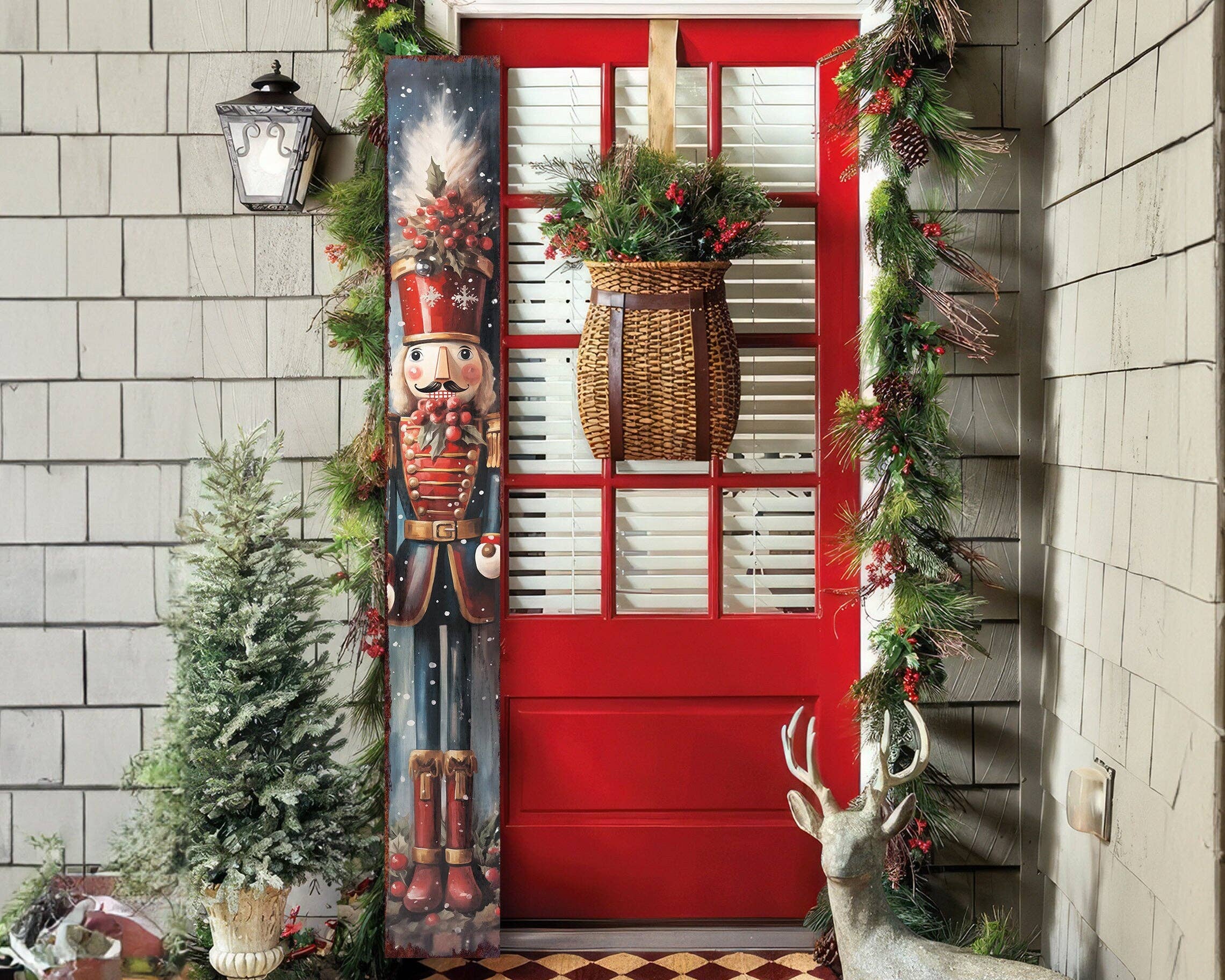 Grand 72" Christmas Nutcracker Soldier | Festive Outdoor & Indoor Decor