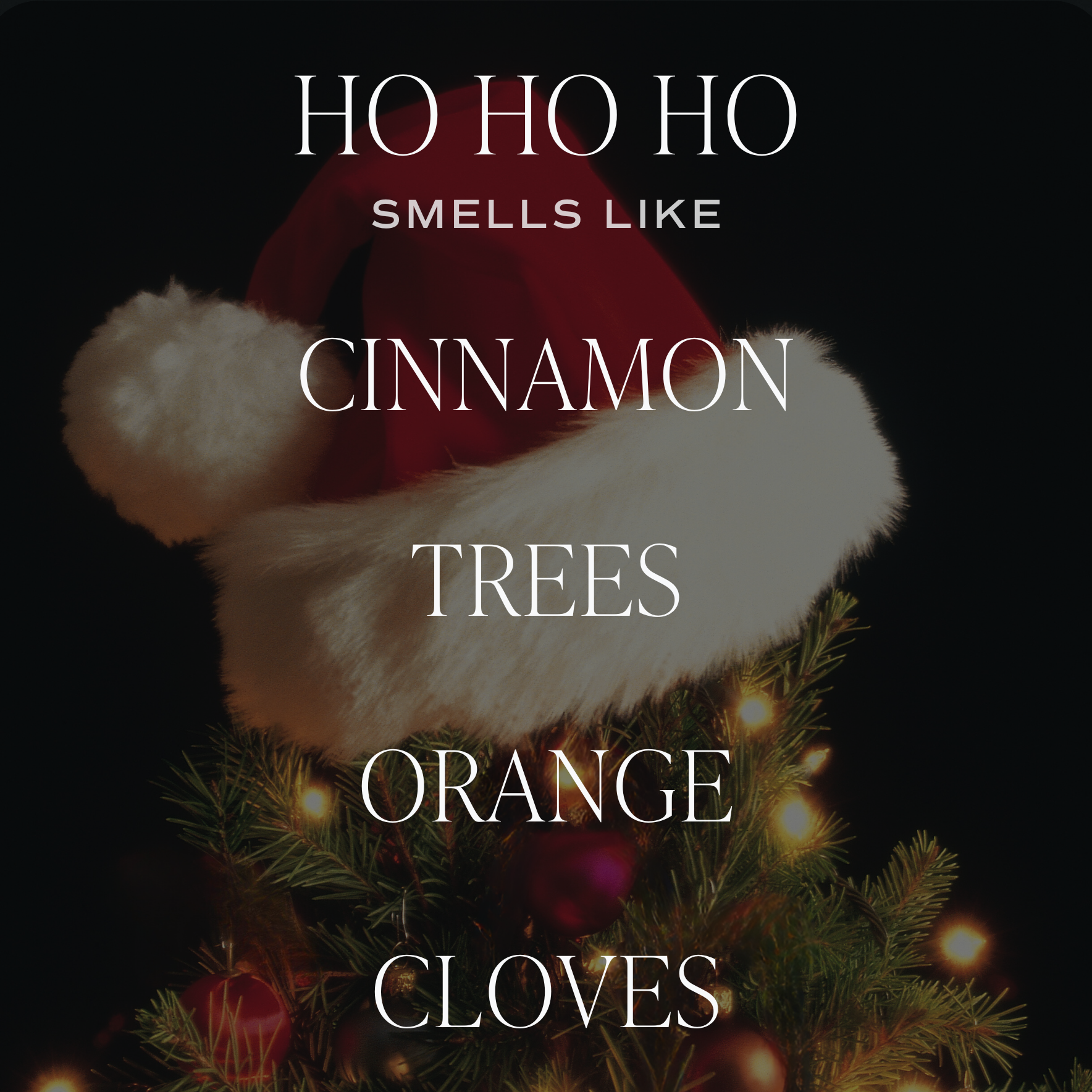 Ho Ho Ho 15 oz Soy Candle - Christmas Decor & Gifts