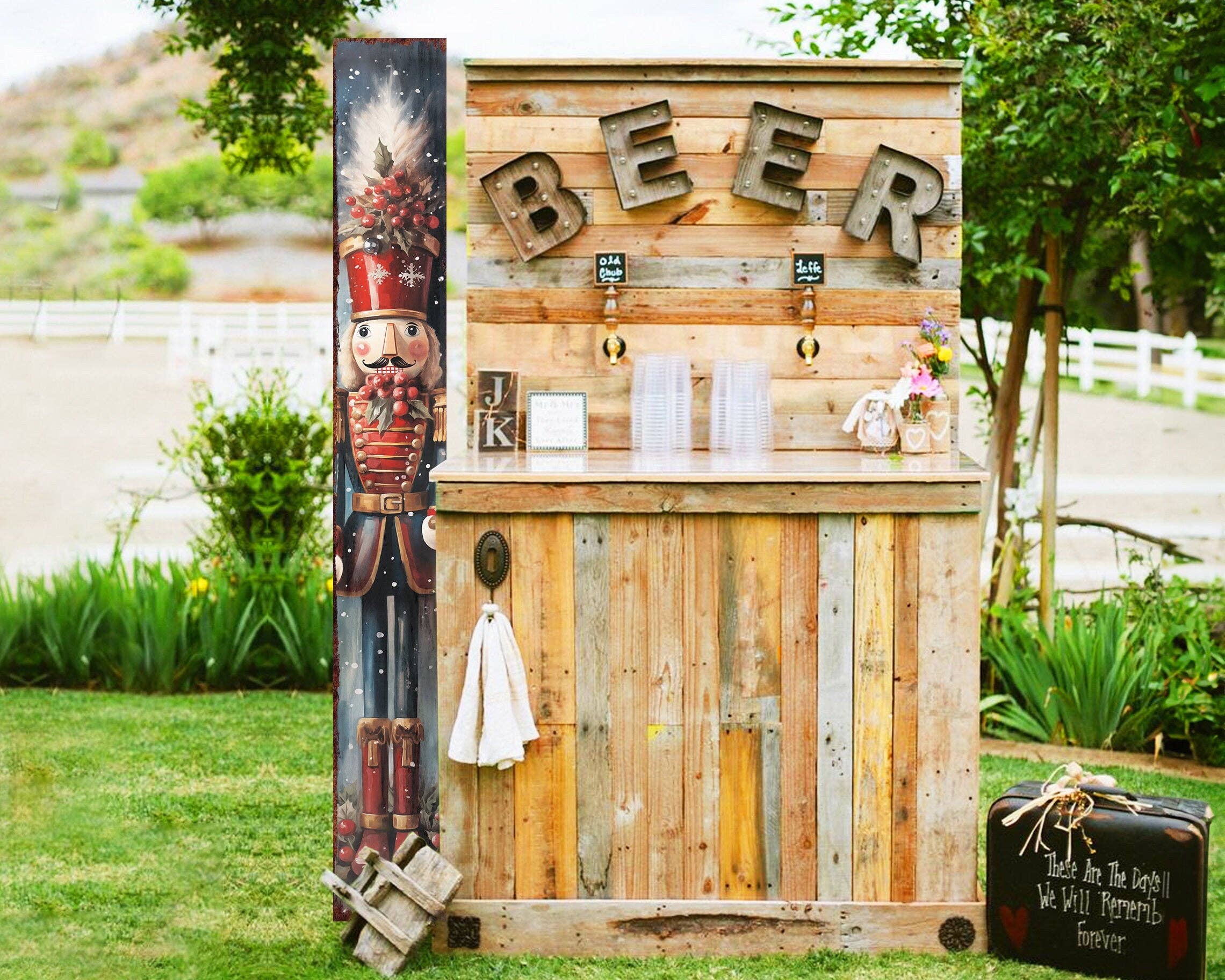 Grand 72" Christmas Nutcracker Soldier | Festive Outdoor & Indoor Decor