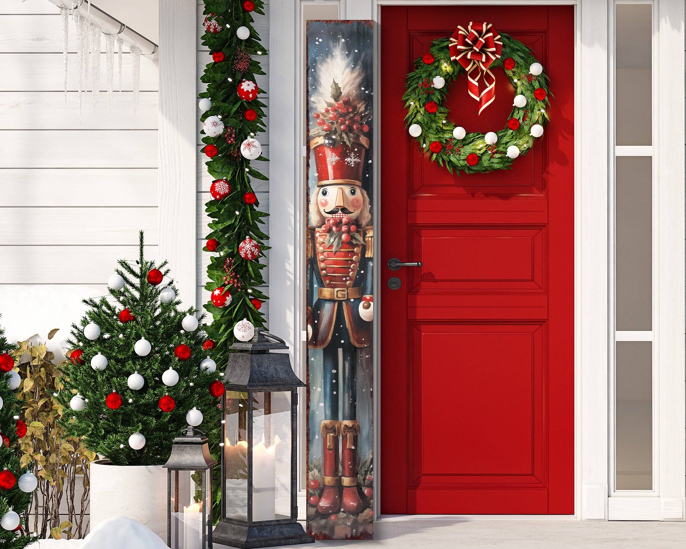 Grand 72" Christmas Nutcracker Soldier | Festive Outdoor & Indoor Decor