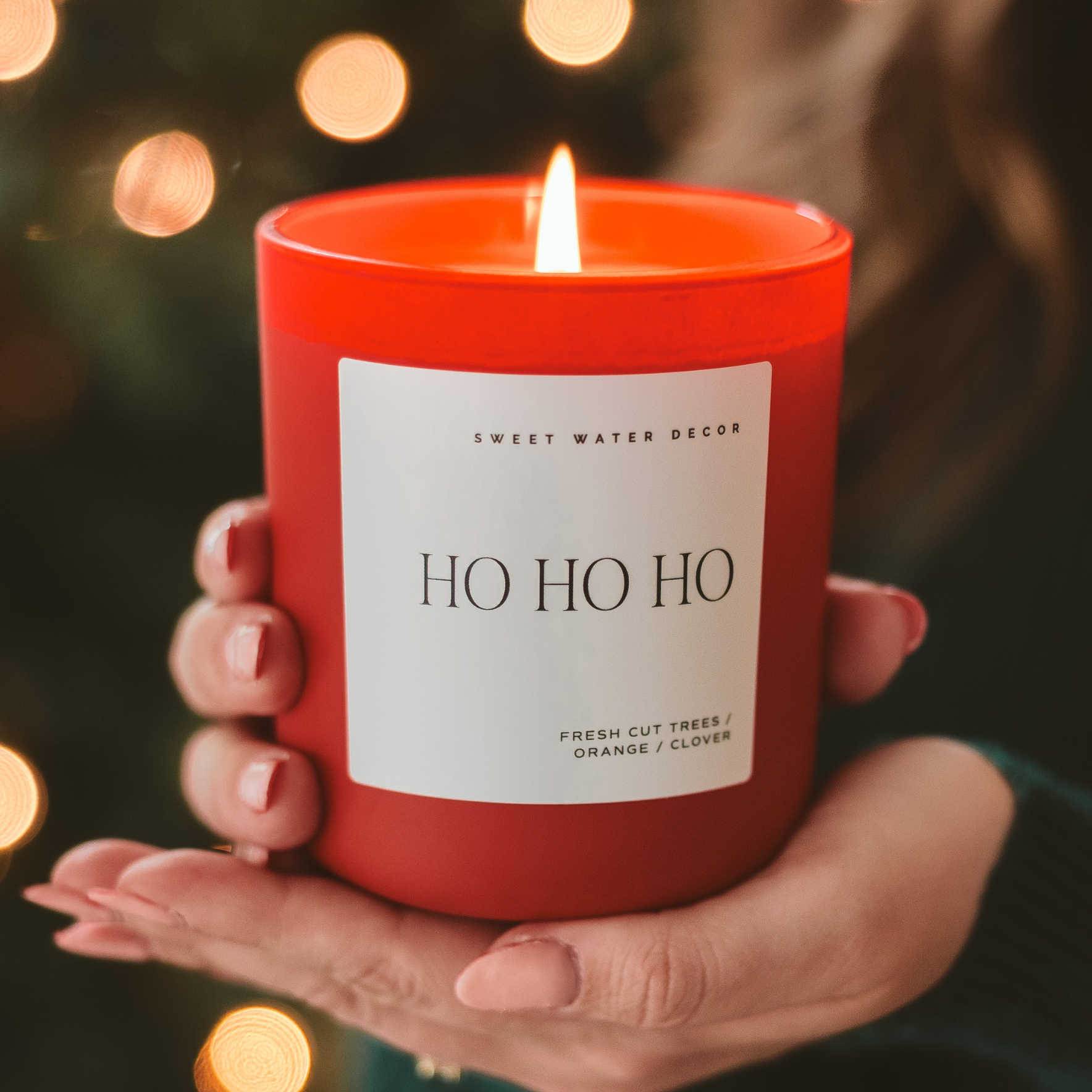 Ho Ho Ho 15 oz Soy Candle - Christmas Decor & Gifts