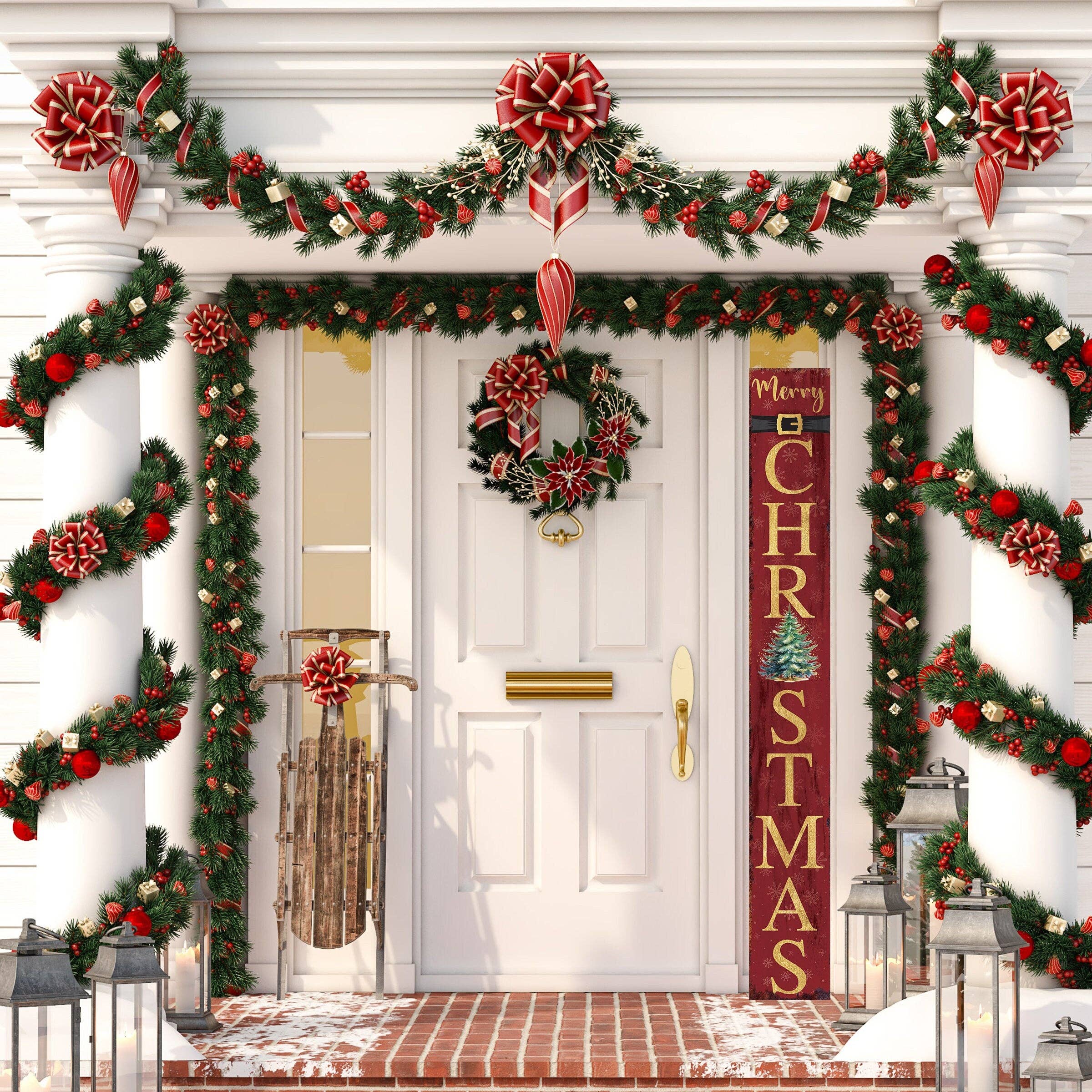 72-Inch Merry Christmas Sign