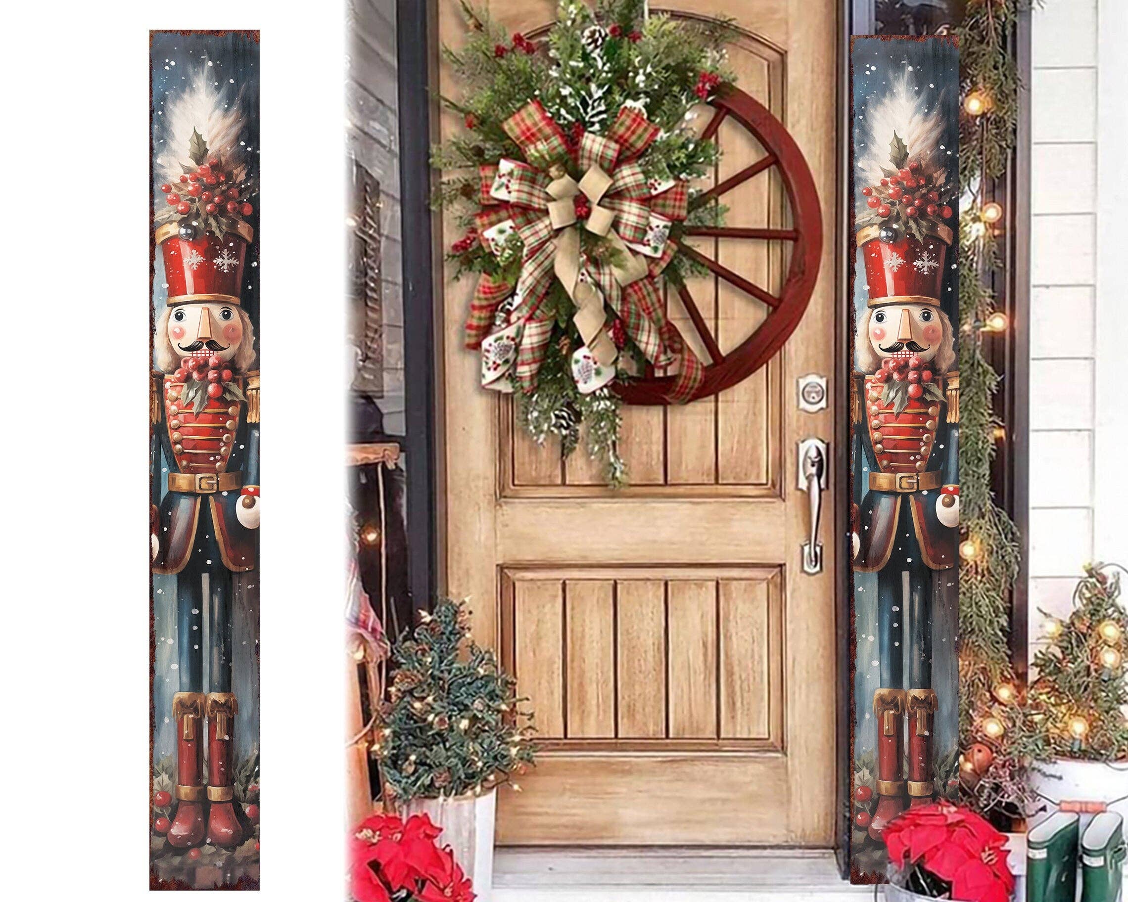 Grand 72" Christmas Nutcracker Soldier | Festive Outdoor & Indoor Decor